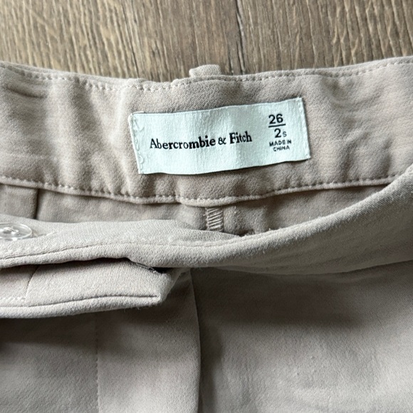 Abercrombie & Fitch Women's Tan Wide Leg Pants - Picture 2 of 4